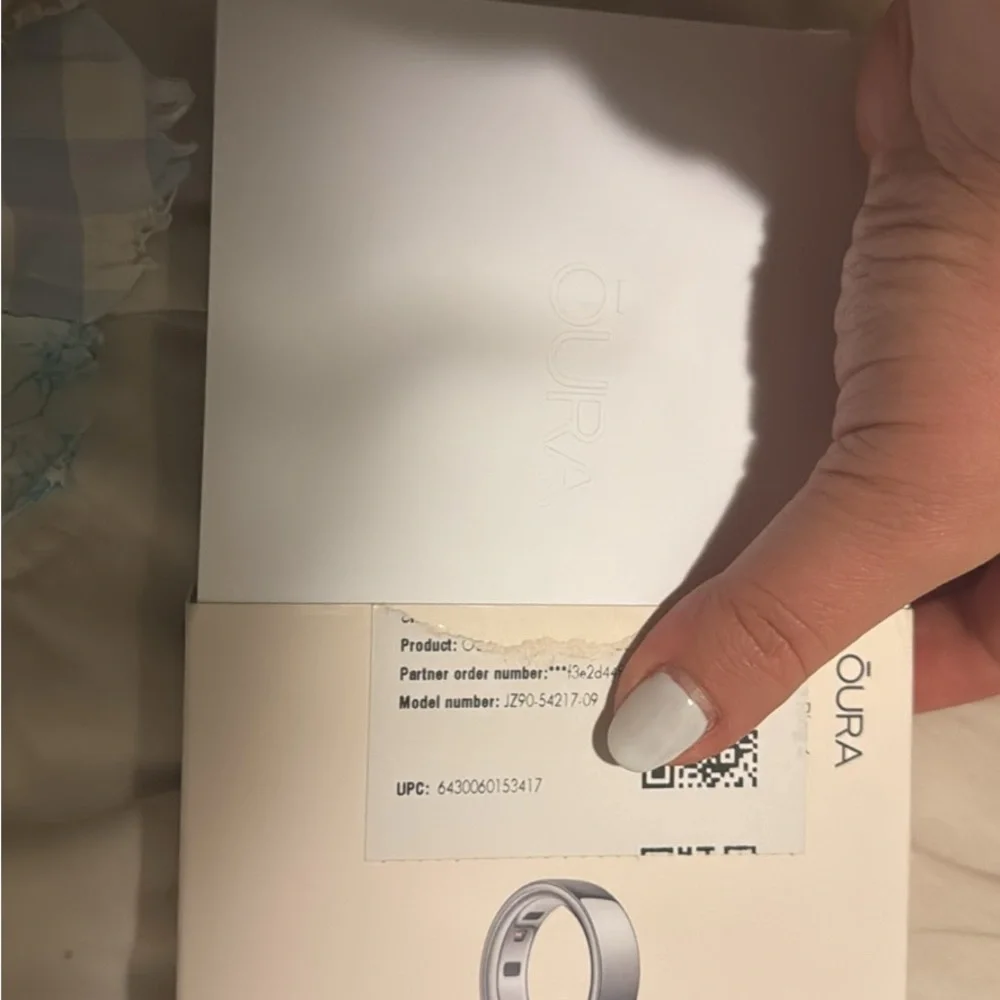 Oura Silver Ring Gen 4 size 9